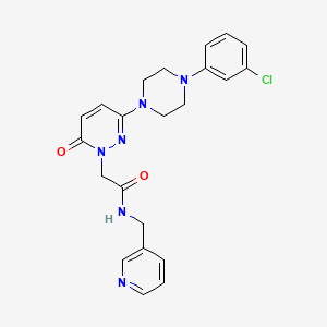 2-{3-[4-(3-chlorophenyl)piperazin-1-yl]-6-oxopyridazin-1(6H)-yl}-N-(pyridin-3-ylmethyl)acetamide