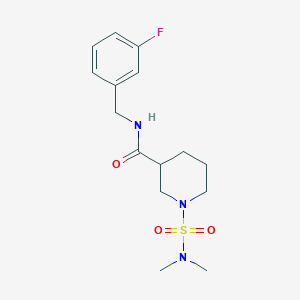 1-[(dimethylamino)sulfonyl]-N-(3-fluorobenzyl)-3-piperidinecarboxamide