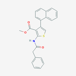 Methyl 4-(1-naphthyl)-2-[(phenylacetyl)amino]-3-thiophenecarboxylate