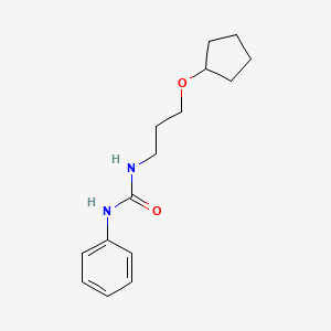 N-[3-(cyclopentyloxy)propyl]-N'-phenylurea