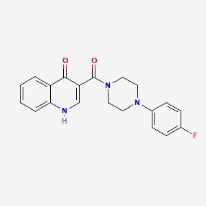 [4-(4-Fluorophenyl)piperazin-1-yl](4-hydroxyquinolin-3-yl)methanone