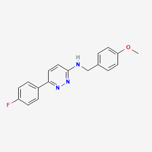 6-(4-fluorophenyl)-N-(4-methoxybenzyl)pyridazin-3-amine