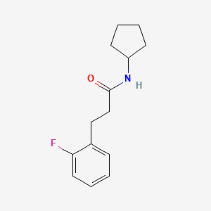 N-cyclopentyl-3-(2-fluorophenyl)propanamide