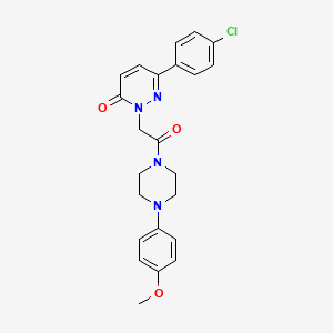 6-(4-chlorophenyl)-2-{2-[4-(4-methoxyphenyl)piperazino]-2-oxoethyl}-3(2H)-pyridazinone