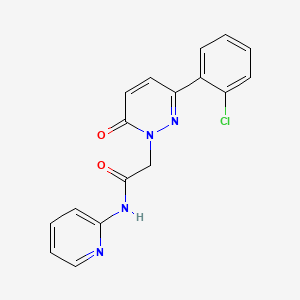 2-[3-(2-chlorophenyl)-6-oxopyridazin-1(6H)-yl]-N-(pyridin-2-yl)acetamide