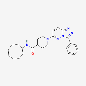 N-cyclooctyl-1-(3-phenyl[1,2,4]triazolo[4,3-b]pyridazin-6-yl)piperidine-4-carboxamide