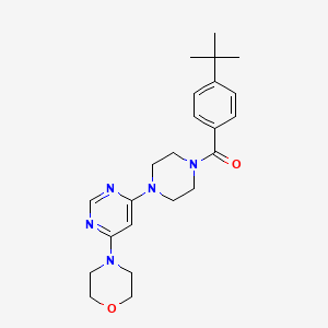 4-{6-[4-(4-tert-butylbenzoyl)-1-piperazinyl]-4-pyrimidinyl}morpholine