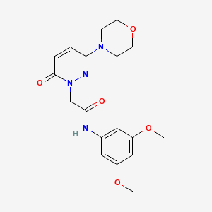 N-(3,5-dimethoxyphenyl)-2-[3-(morpholin-4-yl)-6-oxopyridazin-1(6H)-yl]acetamide