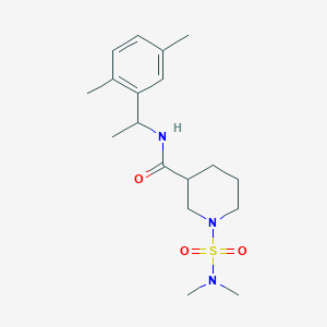 1-[(dimethylamino)sulfonyl]-N-[1-(2,5-dimethylphenyl)ethyl]-3-piperidinecarboxamide