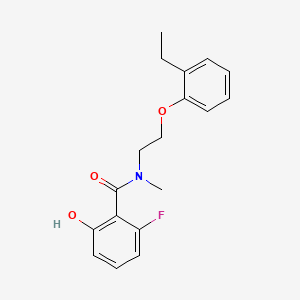 molecular formula C18H20FNO3 B4515189 N-[2-(2-ethylphenoxy)ethyl]-2-fluoro-6-hydroxy-N-methylbenzamide 