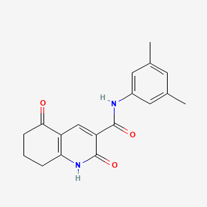 N-(3,5-dimethylphenyl)-2,5-dioxo-1,2,5,6,7,8-hexahydroquinoline-3-carboxamide