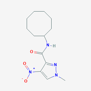N-cyclooctyl-4-nitro-1-methyl-1H-pyrazole-3-carboxamide