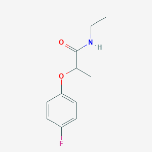 molecular formula C11H14FNO2 B4515243 N-ethyl-2-(4-fluorophenoxy)propanamide 