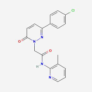 2-(3-(4-chlorophenyl)-6-oxopyridazin-1(6H)-yl)-N-(3-methylpyridin-2-yl)acetamide