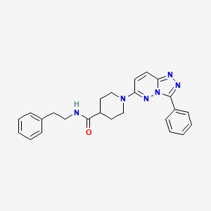 N-(2-phenylethyl)-1-(3-phenyl[1,2,4]triazolo[4,3-b]pyridazin-6-yl)piperidine-4-carboxamide