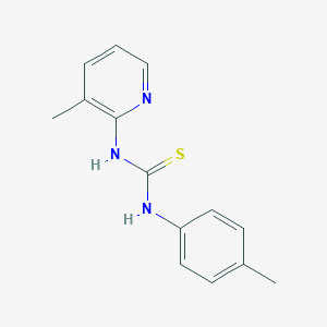 Thiourea, N-(4-methylphenyl)-N'-(3-methyl-2-pyridinyl)-