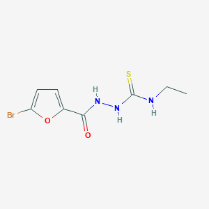 molecular formula C8H10BrN3O2S B451560 2-(5-bromo-2-furoyl)-N-ethylhydrazinecarbothioamide 