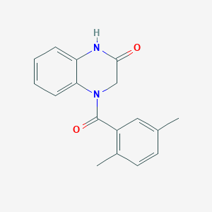 molecular formula C17H16N2O2 B4515635 4-(2,5-Dimethylbenzoyl)-1,3-dihydroquinoxalin-2-one 