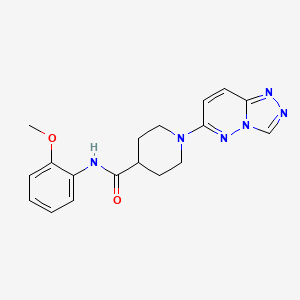 N-(2-methoxyphenyl)-1-([1,2,4]triazolo[4,3-b]pyridazin-6-yl)piperidine-4-carboxamide