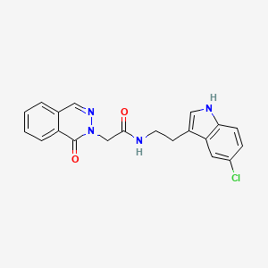 N-[2-(5-chloro-1H-indol-3-yl)ethyl]-2-(1-oxophthalazin-2(1H)-yl)acetamide