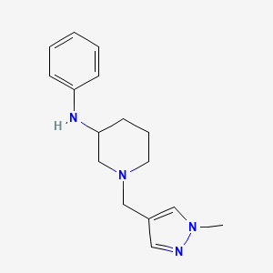 1-[(1-methyl-1H-pyrazol-4-yl)methyl]-N-phenyl-3-piperidinamine