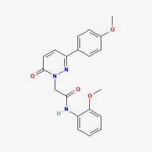 N-(2-methoxyphenyl)-2-[3-(4-methoxyphenyl)-6-oxopyridazin-1(6H)-yl]acetamide