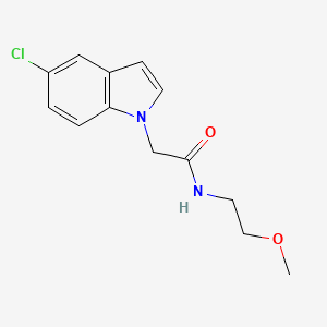 2-(5-chloro-1H-indol-1-yl)-N-(2-methoxyethyl)acetamide