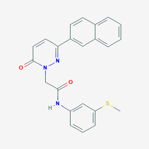 N-[3-(methylsulfanyl)phenyl]-2-[3-(naphthalen-2-yl)-6-oxopyridazin-1(6H)-yl]acetamide