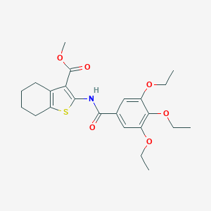 Methyl 2-[(3,4,5-triethoxybenzoyl)amino]-4,5,6,7-tetrahydro-1-benzothiophene-3-carboxylate