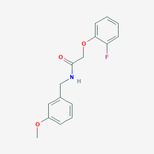 2-(2-fluorophenoxy)-N-(3-methoxybenzyl)acetamide