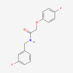 molecular formula C15H13F2NO2 B4515970 N-(3-fluorobenzyl)-2-(4-fluorophenoxy)acetamide 