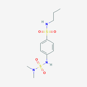 4-{[(dimethylamino)sulfonyl]amino}-N-propylbenzenesulfonamide