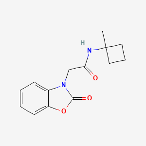 N-(1-methylcyclobutyl)-2-(2-oxo-1,3-benzoxazol-3(2H)-yl)acetamide