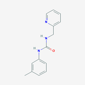 molecular formula C14H15N3O B451610 1-(3-Methylphenyl)-3-(pyridin-2-ylmethyl)urea 