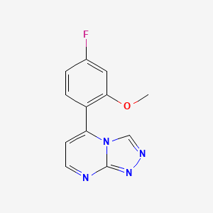 5-(4-fluoro-2-methoxyphenyl)[1,2,4]triazolo[4,3-a]pyrimidine