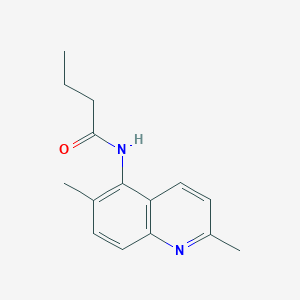 N-(2,6-dimethylquinolin-5-yl)butanamide