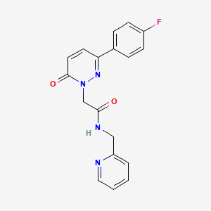 2-[3-(4-fluorophenyl)-6-oxo-1(6H)-pyridazinyl]-N-(2-pyridinylmethyl)acetamide