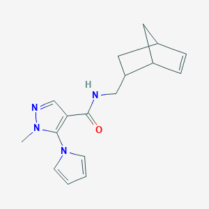 N-(bicyclo[2.2.1]hept-5-en-2-ylmethyl)-1-methyl-5-(1H-pyrrol-1-yl)-1H-pyrazole-4-carboxamide