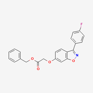 benzyl {[3-(4-fluorophenyl)-1,2-benzisoxazol-6-yl]oxy}acetate