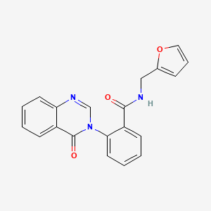 N-(2-furylmethyl)-2-(4-oxo-3(4H)-quinazolinyl)benzamide