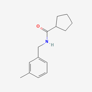 N-(3-methylbenzyl)cyclopentanecarboxamide