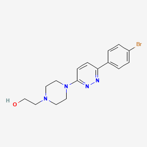 molecular formula C16H19BrN4O B4516339 2-{4-[6-(4-bromophenyl)-3-pyridazinyl]-1-piperazinyl}ethanol 