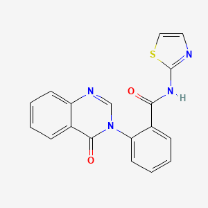 2-(4-oxo-3(4H)-quinazolinyl)-N-1,3-thiazol-2-ylbenzamide