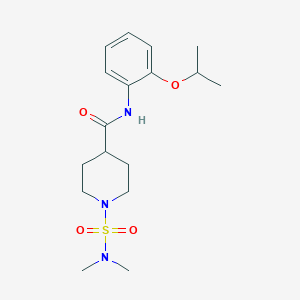 1-[(dimethylamino)sulfonyl]-N-(2-isopropoxyphenyl)-4-piperidinecarboxamide