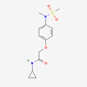 N-cyclopropyl-2-{4-[methyl(methylsulfonyl)amino]phenoxy}acetamide