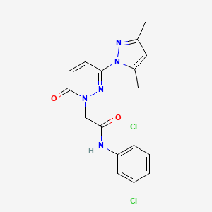 N-(2,5-dichlorophenyl)-2-[3-(3,5-dimethyl-1H-pyrazol-1-yl)-6-oxo-1(6H)-pyridazinyl]acetamide