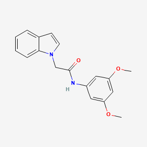 N-(3,5-dimethoxyphenyl)-2-(1H-indol-1-yl)acetamide