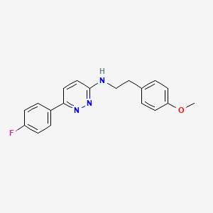 6-(4-fluorophenyl)-N-[2-(4-methoxyphenyl)ethyl]-3-pyridazinamine