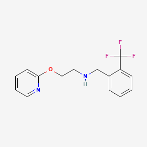 2-(2-pyridinyloxy)-N-[2-(trifluoromethyl)benzyl]ethanamine