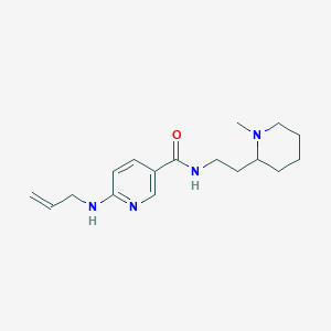 6-(allylamino)-N-[2-(1-methyl-2-piperidinyl)ethyl]nicotinamide